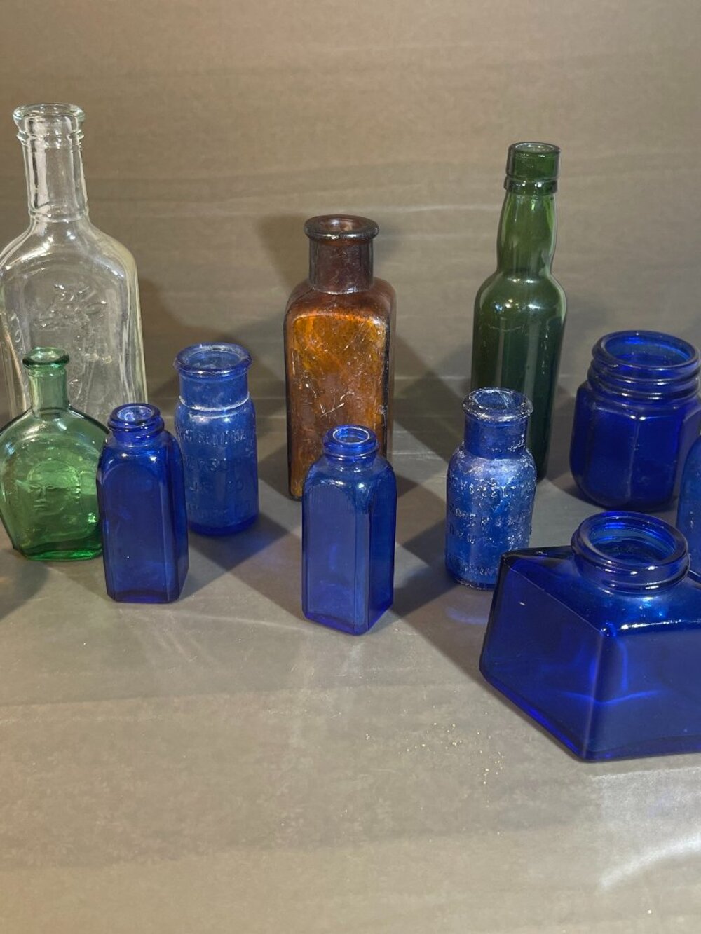 Lot of 11 Asst. Vintage and Antique Bottles (873)